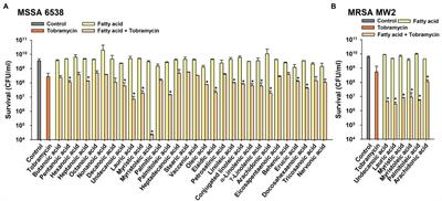 Fatty Acids as Aminoglycoside Antibiotic Adjuvants Against Staphylococcus aureus